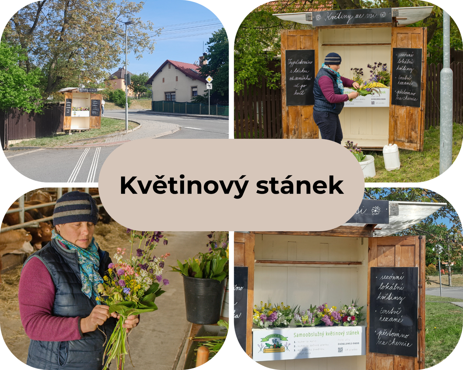 Podívejte se, jak vypadá náš stánek, kde nás najdete a kdy máme otevřeno.