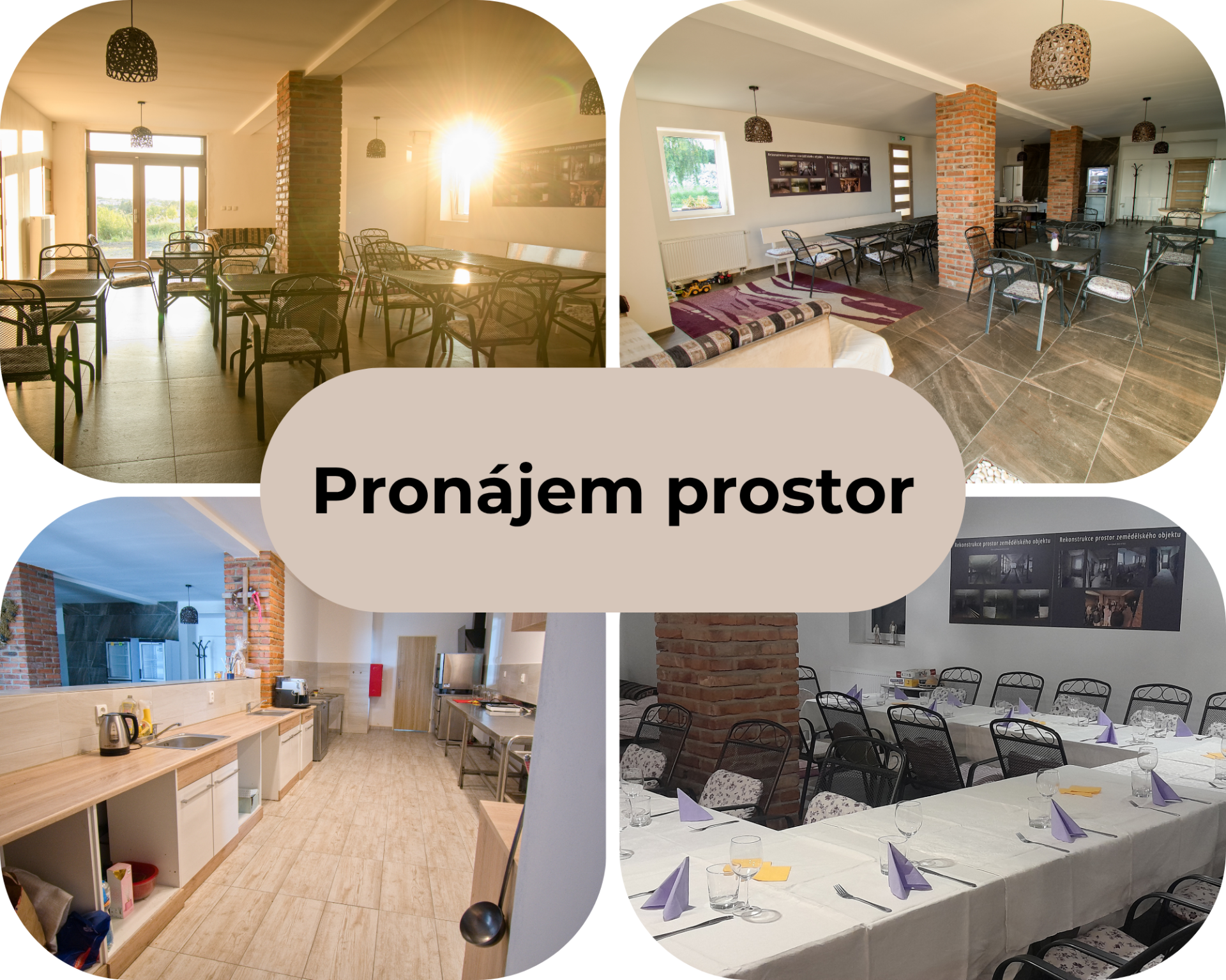 Zde zjistíte vše o možnostech pronájmu našich prostor pro oslavy, workshopy či firemní akce.