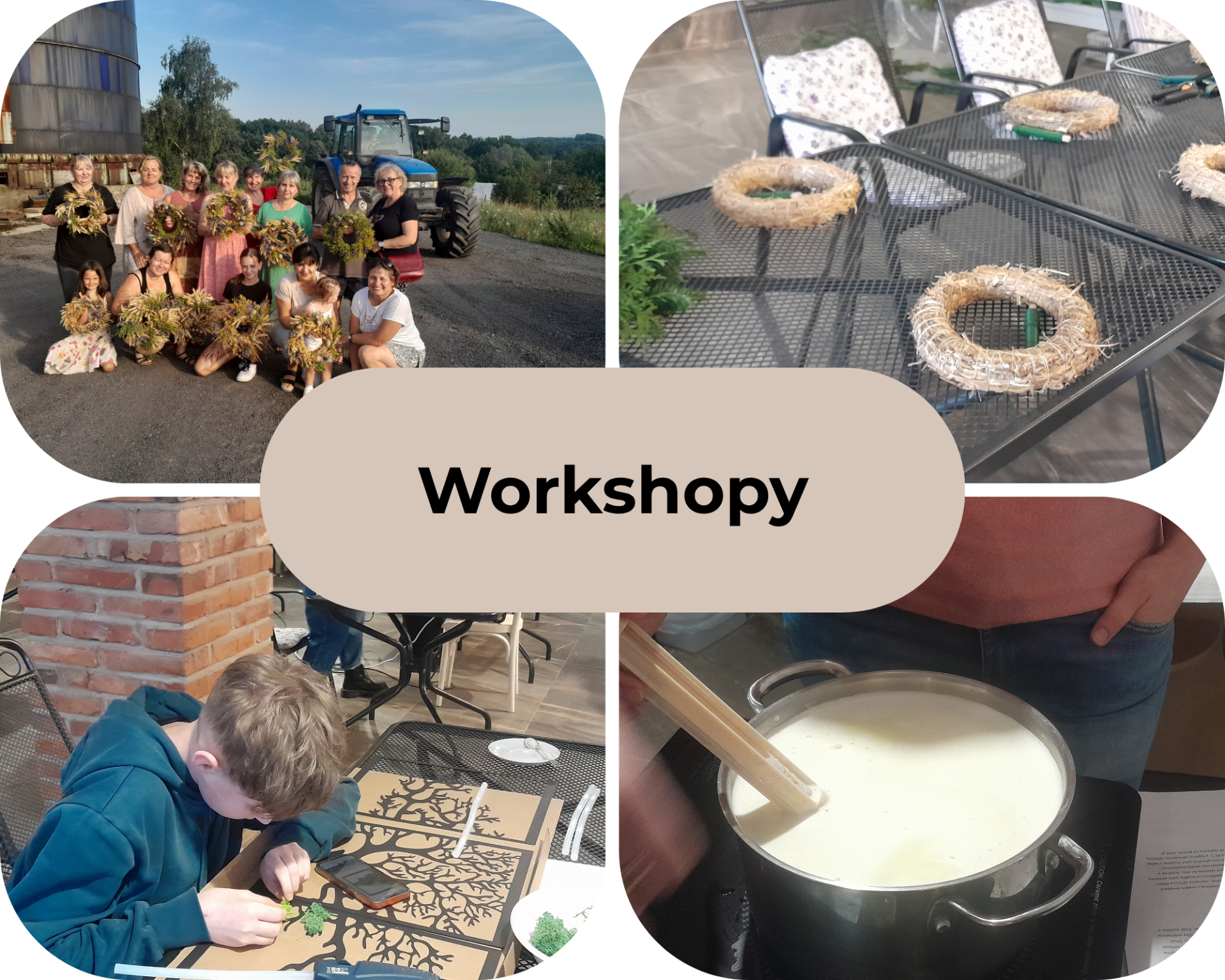 Najdete zde termíny, témata a přihlášky na naše kurzy.