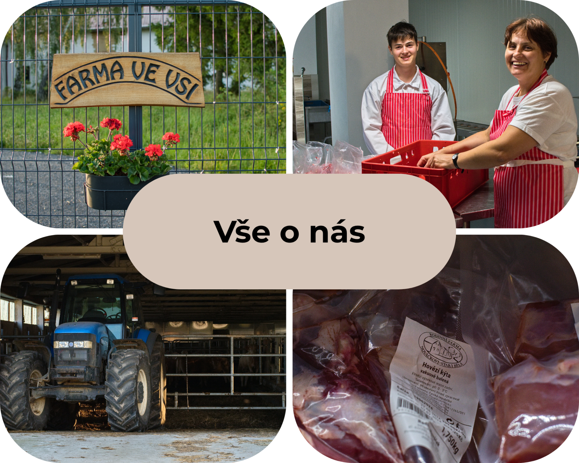 Vše co o nás můžete vědět. Historie naší farmy a kde nás najdete.
